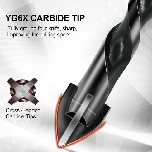 5PCS Countersink Drill Bit Set, High Speed Steel Countersink Bits, 82 Degree 5 Flute Pieces, 1/4 Inch Hex Shank, Fit for Sink Holes into Metals, Wood, Plywood, Plastic in Saudi Arabia