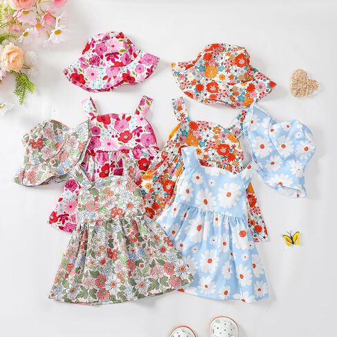 Newborn Infant Baby Girl Dress Toddler Girl Clothes Halter Backless Sleeveless Flower Sundress Summer Dresses for Girl in Saudi Arabia
