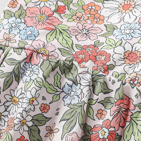 Newborn Infant Baby Girl Dress Toddler Girl Clothes Halter Backless Sleeveless Flower Sundress Summer Dresses for Girl in Saudi Arabia