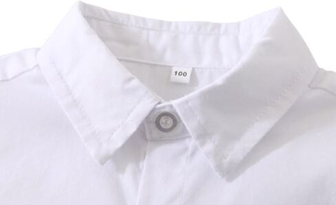 مجموعة ملابس CIYCUIT للأطفال الأولاد - قميص ربطة عنق مع شورت الحمالات - زي مثالي لحفلات الزفاف in Kuwait