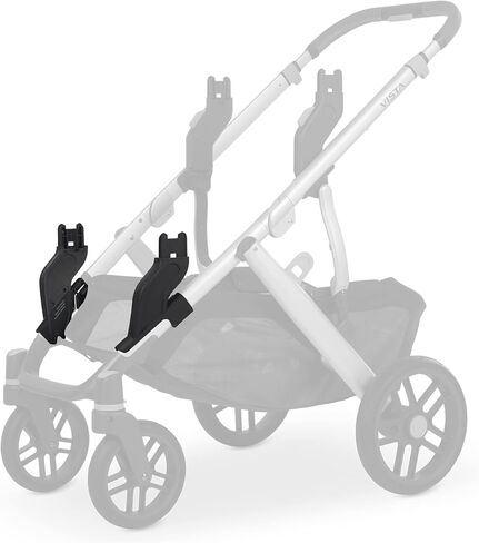 محولات UPPAbaby السفلية لعربات الأطفال Vista 2015-2019، Vista V2/ متوافقة مع مقاعد السيارة للرضع Aria & Mesa، سرير، RumbleSeat V2+ ملحق/تستخدم لإضافة مقعد ثانوي إلى عربات الأطفال Vista in Saudi Arabia