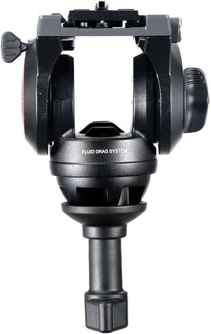 Manfrotto MVH500AH,755CX3 Lightweight Fluid Video System with Carbon Fiber Legs (Black) in Kuwait