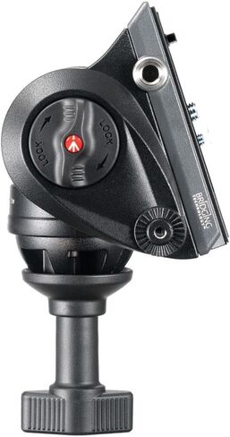 Manfrotto MVH500AH,755CX3 Lightweight Fluid Video System with Carbon Fiber Legs (Black) in Kuwait