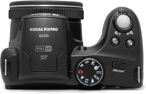 KODAK PIXPRO AZ255-RD 16MP Digital Camera 25X Optical Zoom 24mm Wide Angle Lens Optical Image Stabilization 1080P Full HD Video 3" LCD Vlogging Camera, with Bag & 32GB SD Card + Card Reader in Saudi Arabia