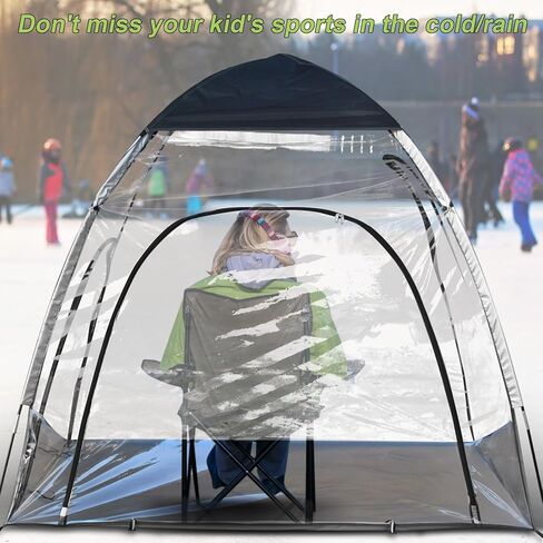 Sports Tent with Spare Rod and Top Cover, Weatherproof Tent Features 3 Ventlations and Sealed Floor, All Weather Shelter for Soccer, Baseball, and Other Outdoor Events in Kuwait