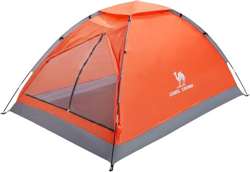 CAMEL CROWN 2/3/4 Person Camping Tent with Removable Rain Fly, Easy Setup Outdoor Tents Water Resistant Lightweight Portable for Family Backpacking Camping Hiking Traveling in Saudi Arabia