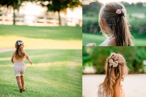 California Tot Non-Slip Fully Lined Alligator Clip Hair Accessories for Fine Hair, Little Girls, Toddlers (Aspen Clip Set of 6) in Saudi Arabia