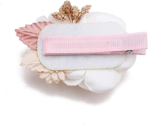 Flower Hair Clip for Baby Girl, Lightweight Hair Bow with Boutique Fully Lined Alligator Clip for Toddler Teens Gifts in Kuwait