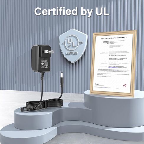 سلك الطاقة المدرج من UL لـ Ryobi CB120N CB120L HP612K ZRHP612K CB12N HP1201K 720244009 981351002 مفك براغي مثقاب شاحن بديل محول تيار متردد بطول 6.0 أقدام إمداد بتيار مستمر مثالي in Kuwait