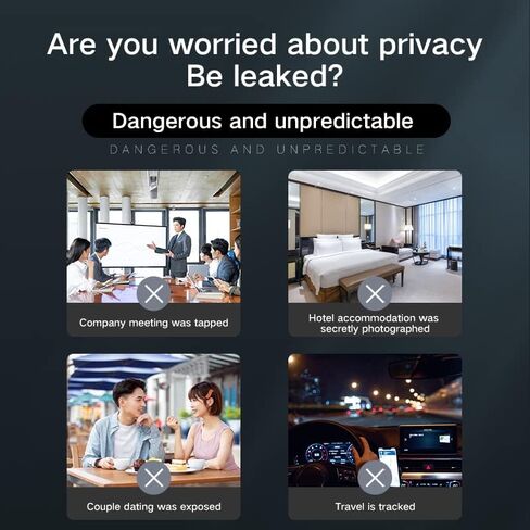 جهاز كشف الكاميرا الخفية، كاشف الأخطاء، كاشف الكاميرا، كاشف مكافحة التجسس، كاشف نظام تحديد المواقع العالمي (GPS)، كاشف جهاز ماسح ضوئي لإشارة التردد اللاسلكي لجهاز تعقب نظام تحديد المواقع العالمي (GPS)، جهاز الاستماع، مكتشف الكاميرا باللون الأسود in Kuwait