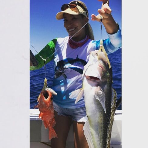 حزمة Deep Drop 6/0 Snapper Rig - 3 منصات، 2 مصباح إسقاط عميق، 2 أوزان إسقاط عميقة in Kuwait
