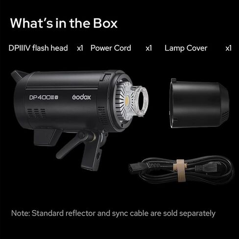 Godox DP400III-V DP400IIIV 400Ws Studio Flash Light - Bowens Mount Photography Lighting مع المدمج في 2.4G نظام X اللاسلكي ومصباح النمذجة 30W لتصوير الصور في استوديو التصوير الفوتوغرافي in Saudi Arabia