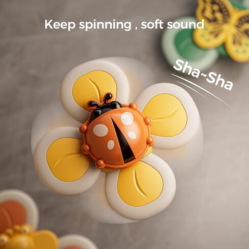 لعبة حمام الطفل من توماما مع رأس دش و3 ألعاب شفط دوارة، صنبور دش رذاذ الماء الزرافة ومضخة مياه حوض الاستحمام، أساسيات الصيف للأطفال الصغار والرضع، أصفر in Kuwait