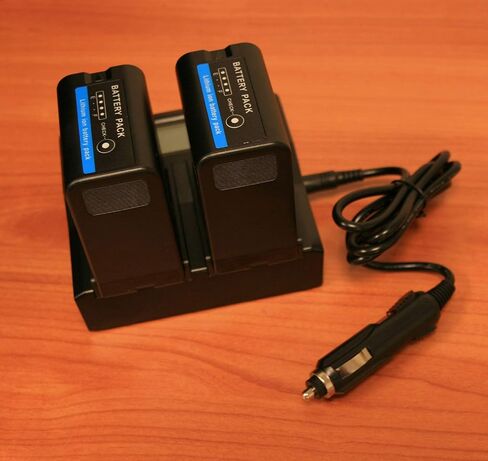 Wasabi Power Dual LCD Battery Charger for Sony BC-U1 and Sony BP-U30, BP-U60, BP-U90 in Saudi Arabia