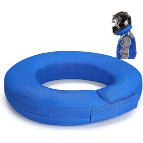 Helmet and Neck Support Collar 360 Degree Tapered Racing Neck Brace Helmet Support with Hook and Loop Closure Racing Neck Collar for Adults Teens