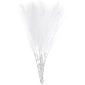 uxcell 25pcs Faux Pampas Grass 21 Inch Artificial Fake Dried Pampas Grass Decor for Floor Vase Filler, Wedding Decoration, Home Decoration, Bright Blue in Kuwait
