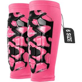 Soccer Shin Guards Kids Youth, Shin Guard Sleeves for Boys Girls Adults Men Women, Protective Soccer Equipment for 2-18 Years Old Boys Girls, High Impact Resistant Breathable Comfortable