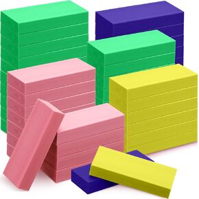 200 Piece Pink Pencil Erasers Bulk for Kids Cleaning Rubber Erasers for Pencils School Students Teachers Artist Cute Erasers for Drawing Writing School Supplies (Pink)