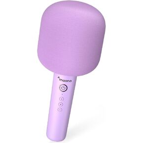 ميكروفون كاريوكي بلوتوث لاسلكي من MAONO، MKP100 3 في 1 محمول باليد للهواتف الذكية وأجهزة الكمبيوتر، هدية للعائلة والأصدقاء (أحمر وردي ذهبي) in Kuwait