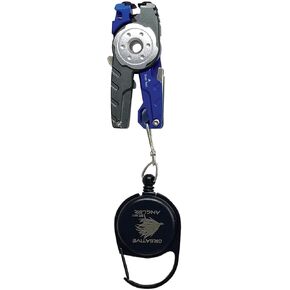 Multi Fishing Tool - Nipper Line Cutter, Knot Tie Tool, Hook Eye Cleaner, Hook Sharpner, and Zinger/Retractor included