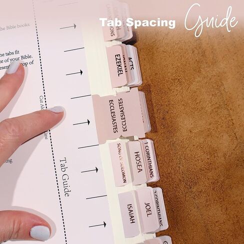 Laminated Bible Tabs for Women, Bible Study, Gold Foil Indexing Labels, Bible Journaling, Durable, New and Old Testament, Christian, Catholic, Apocrypha, 90 Tabs - Let Him Shine in Kuwait