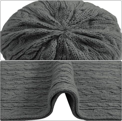 Winter Hat Scarf Gloves Set for Women Knitted Beanies Hat Warm Scarf Cold Weather Thermal Gloves 3 in 1 Set… in Saudi Arabia