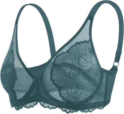 حمالات صدر HSIA للنساء من الدانتيل غير المبطنة لتصغير الثدي حمالة صدر بتغطية كاملة مع سلك داخلي in Kuwait