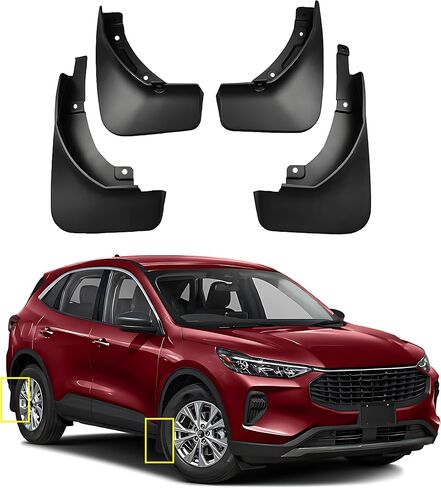 Mud Flaps for 2022 2023 2024 Toyota Tundra Accessories, All-Weather Fender Front and Rear MudFlaps Splash Guards (4Pcs) in Saudi Arabia