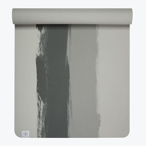 سجادة اليوغا Gaiam Power Grip - 4 مم صديقة للبيئة من القماش الفاخر تشبه المطاط الطبيعي السميك غير القابل للانزلاق للتمرين واللياقة البدنية لجميع أنواع اليوغا والبيلاتيس والتدريبات الأرضية (68 بوصة طول × 24 بوصة عرض) in Kuwait