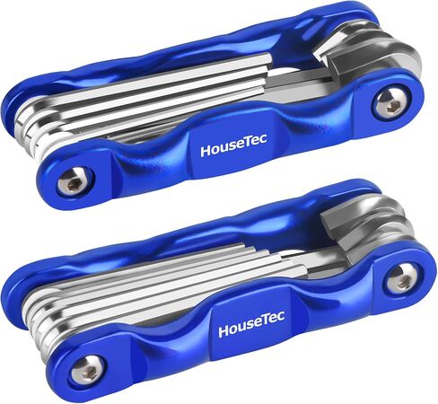 Allen Wrenches Sets - 17Pcs Hex Key Set Metric & Standard SAE Folding Allen Key Sets | 2 Pack Portable Small Allen Wrenches Sets for Hex Head Socket Screw, Stocking Stuffers, Unique Gifts For Men in Saudi Arabia