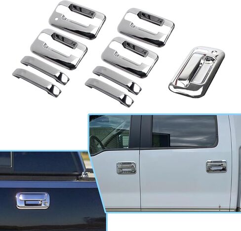 ABS Chrome Plated Tailgate Handle Cover Fit for 2004-2014 Ford F150 2008-2015 F250 F350 F450 F550 Super Duty 2006-2012 Ford Explorer Sport Trac in Saudi Arabia