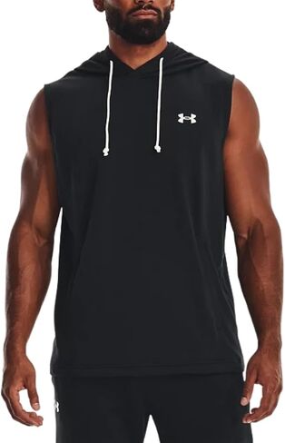Under Armour Men's UA Rival Terry Sleeveless Hoodie 1376765 (US, Alpha, X-Large, Regular, Regular, Misty Purple - 500) in Saudi Arabia