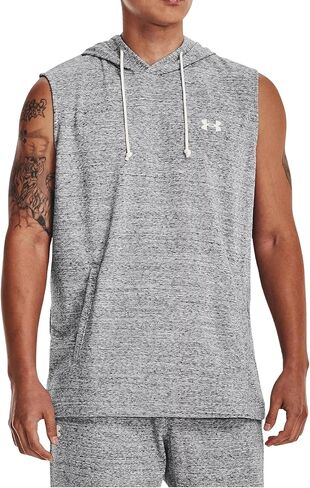 Under Armour Men's UA Rival Terry Sleeveless Hoodie 1376765 (US, Alpha, X-Large, Regular, Regular, Misty Purple - 500) in Saudi Arabia