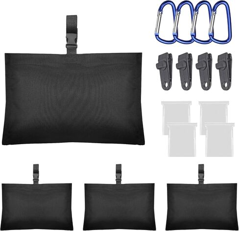 8 Packs Boat Cover Sand Bags Weights Marine Grade Sandbags for Boat Mooring Covers Sand Bag to Hold Boat Cover Kit Trailerable Boat Accessories Windproof Weight Sandbags in Saudi Arabia