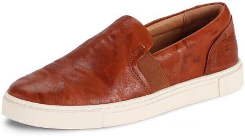 Frye Ivy Slip-On Shoes for Women Featuring Soft Nappa Leather with Thick Rubber Outsole, Removable Molded Footbed, and Padded Collar and Vamp – ½" Heel Height, Black - 8.5M in Saudi Arabia