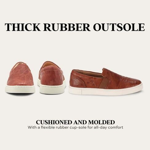 Frye Ivy Slip-On Shoes for Women Featuring Soft Nappa Leather with Thick Rubber Outsole, Removable Molded Footbed, and Padded Collar and Vamp – ½" Heel Height, Black - 8.5M in Saudi Arabia