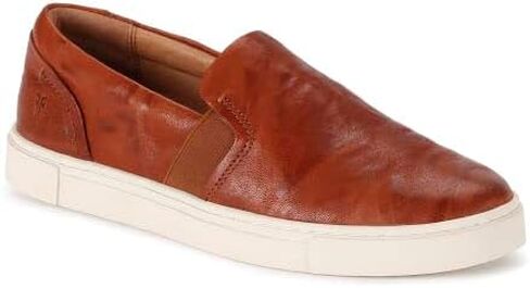 Frye Ivy Slip-On Shoes for Women Featuring Soft Nappa Leather with Thick Rubber Outsole, Removable Molded Footbed, and Padded Collar and Vamp – ½" Heel Height, Black - 8.5M in Saudi Arabia