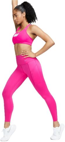 Nike Go Women's Firm-Support High-Waisted 7/8 Leggings with Pockets, Dark Gray, L REGULAR US in Saudi Arabia