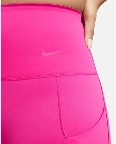 Nike Go Women's Firm-Support High-Waisted 7/8 Leggings with Pockets, Dark Gray, L REGULAR US in Saudi Arabia