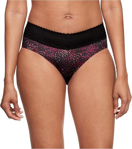 Warner's Women's No Pinching, No Problem Dig-Free Comfort Waist with Lace Microfiber Hipster 5609j in Kuwait