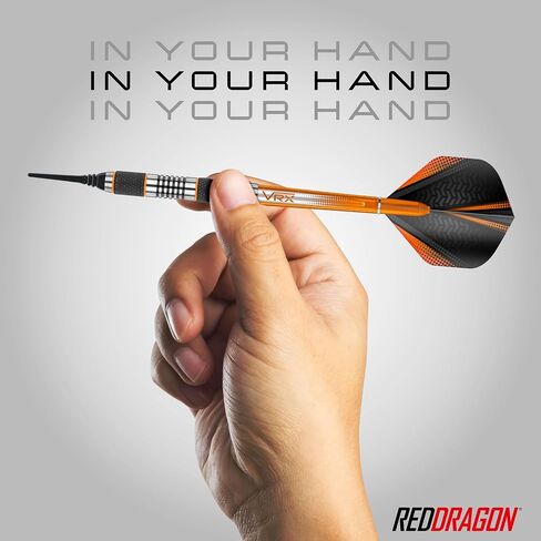 مجموعة RED DRAGON Amberjack 18 Softip Professional 18 Gram Dart مع رحلات جوية وأعمدة in Saudi Arabia