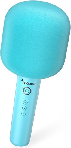 MAONO Wireless Bluetooth Karaoke Microphone, MKP100 3-in-1 Portable Handheld Mic Speaker Machine for Smartphones,Computers, Gift to Family and friends (Red Rose Gold) in Saudi Arabia
