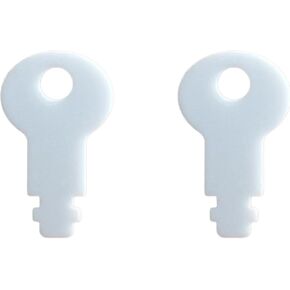(2) KeyPower Dispenser Keys for San Jamar (N01)/Von Drehle (K-4) Centerpull Dispenser (2)