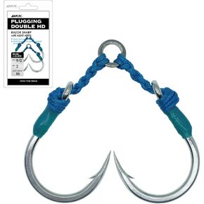 BKK LONESNIPER Single Lure Hook | 2X | Saltwater Super Slide Coating | Needle Point | Popping Trolling Stickbaits
