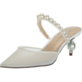 Betsey Johnson Women's Evey Pump, Ivory, 9.5