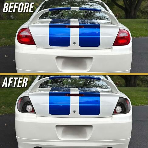 USR 00-05 NEON Side Marker Light – Smoked Front Bumper Sidemarker Lamps (Left + Right) - Compatible with 2000-2005 Dodge Neon, Plymouth, Chrysler All Models/Trims (Crystal SMOKE Lens with Bulbs) in Saudi Arabia