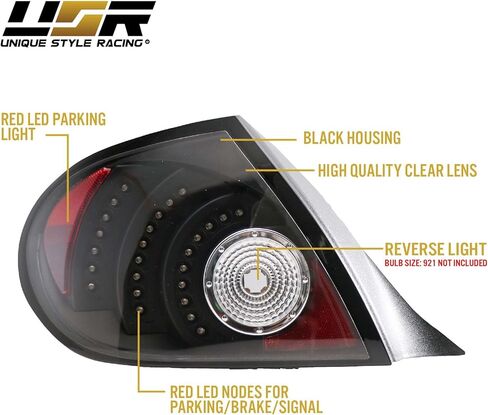 USR 00-05 NEON Side Marker Light – Smoked Front Bumper Sidemarker Lamps (Left + Right) - Compatible with 2000-2005 Dodge Neon, Plymouth, Chrysler All Models/Trims (Crystal SMOKE Lens with Bulbs) in Saudi Arabia