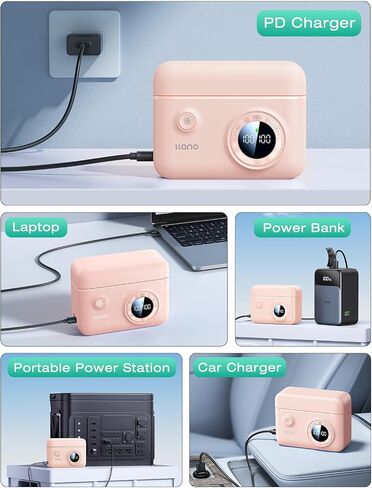 llano NP-FZ100 18W Fast Dual Charger, Compatible with Sony A7III, A7R V, A7R IV, A9, A9 II, A6600, Alpha A7C, A7R III, A7S III, Magnetic Snap Cover, Smart Digital Display, Premium Touch Finish in Kuwait