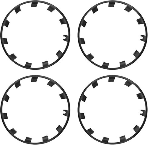 ل تسلا نموذج Y 20 بوصة عجلة ريم حامي Hubcap عجلات التعريفي غطاء حافة الإطارات حلقات الكسوة ماتي الأسود 4 قطعة in Kuwait