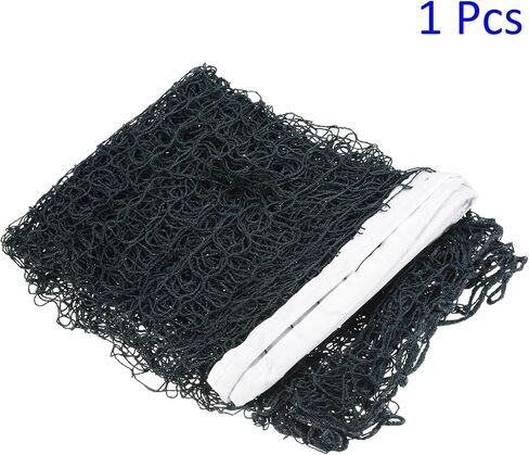Foldable Badminton Net - Portable Badminton Durable Badminton Replacement Net Polypropylene Sports Net for Indoor Outdoor Backyard (17x2.5ft, Red) in Saudi Arabia